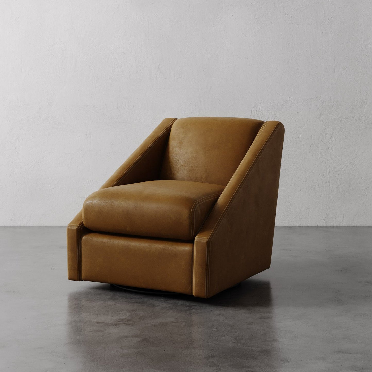 Fontaine Leather Swivel Chair
