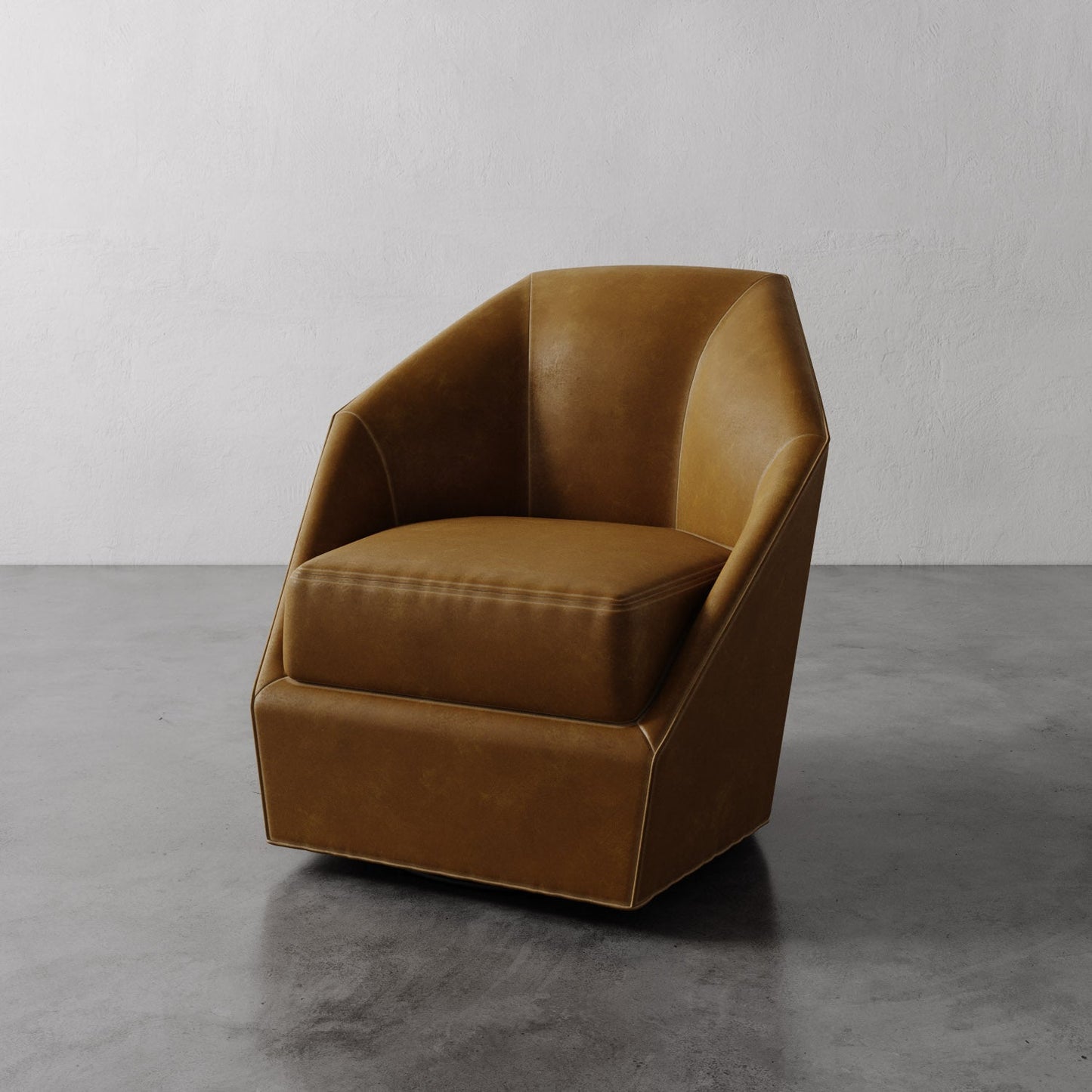 Bijou Leather Swivel Chair
