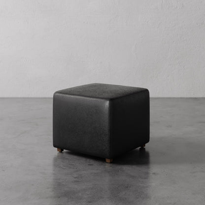 Fabien Leather Square Ottoman - 22