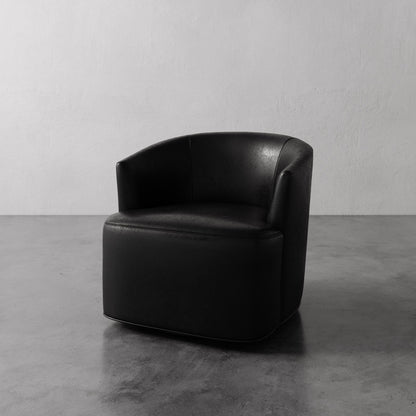 Garnier Leather Swivel Chair