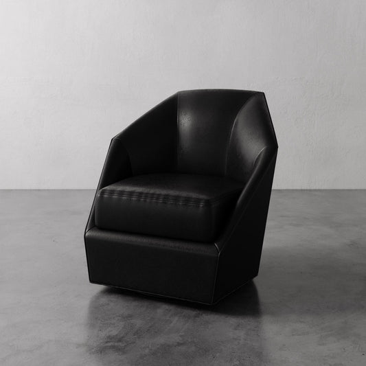 Bijou Leather Swivel Chair