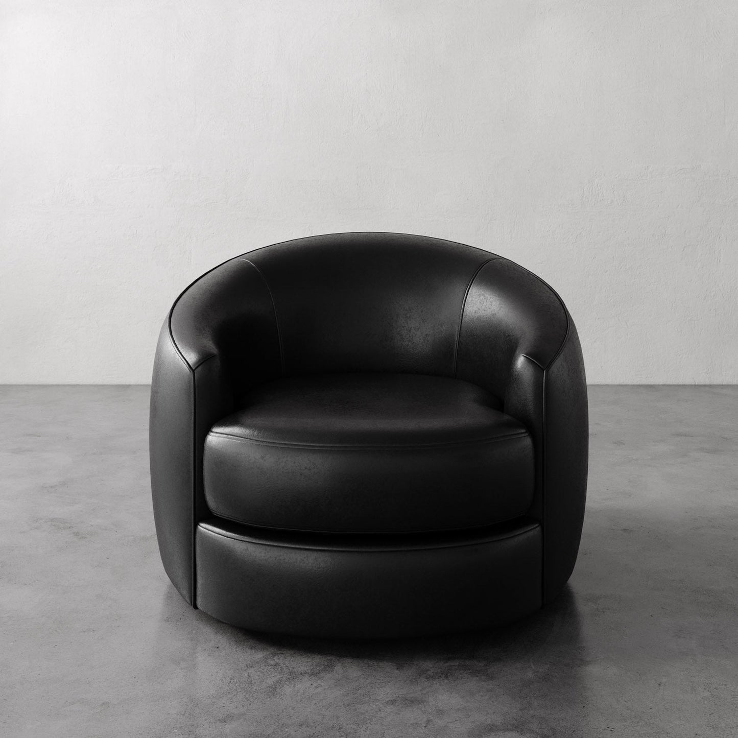 Rulmann Leather Swivel Chair