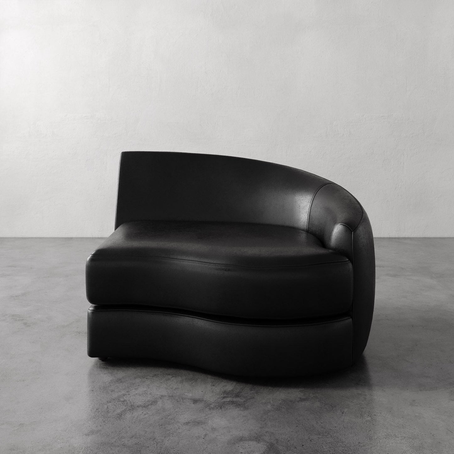 Rulmann Leather Right Arm Chair