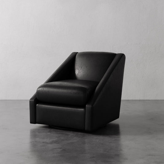 Fontaine Leather Swivel Chair