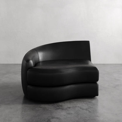 Rulmann Leather Left Arm Chair