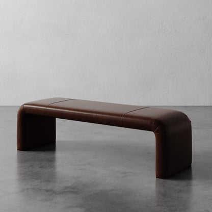 Nadia Leather Bench