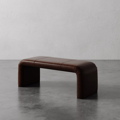 Nadia Leather Bench