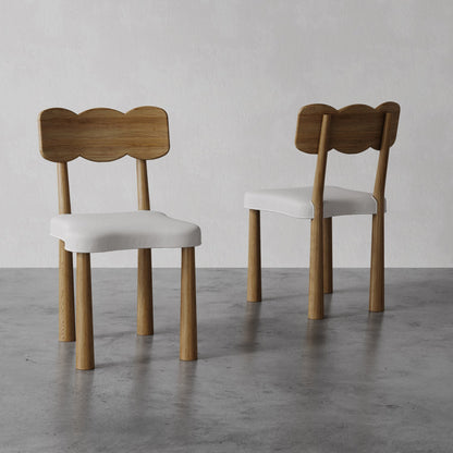 Madeleine Dining Chair Set of 2 (Oak)