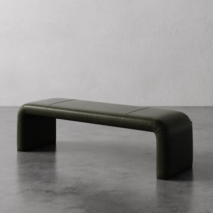 Nadia Leather Bench