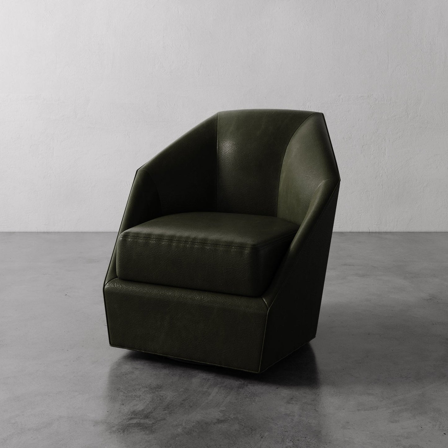 Bijou Leather Swivel Chair