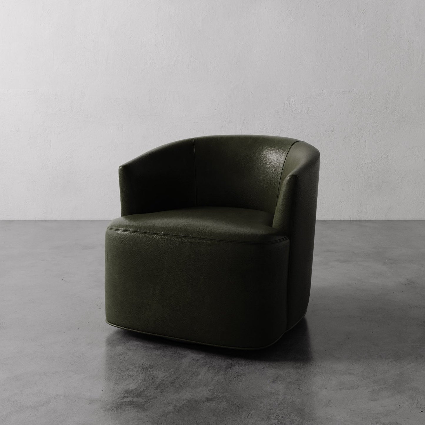 Garnier Leather Swivel Chair