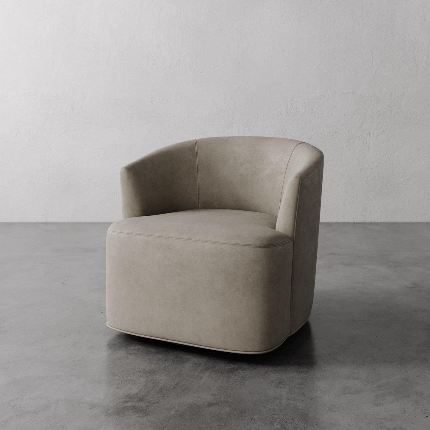 Garnier Leather Swivel Chair