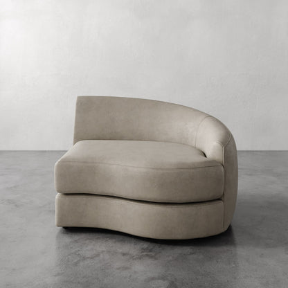 Rulmann Leather Right Arm Chair