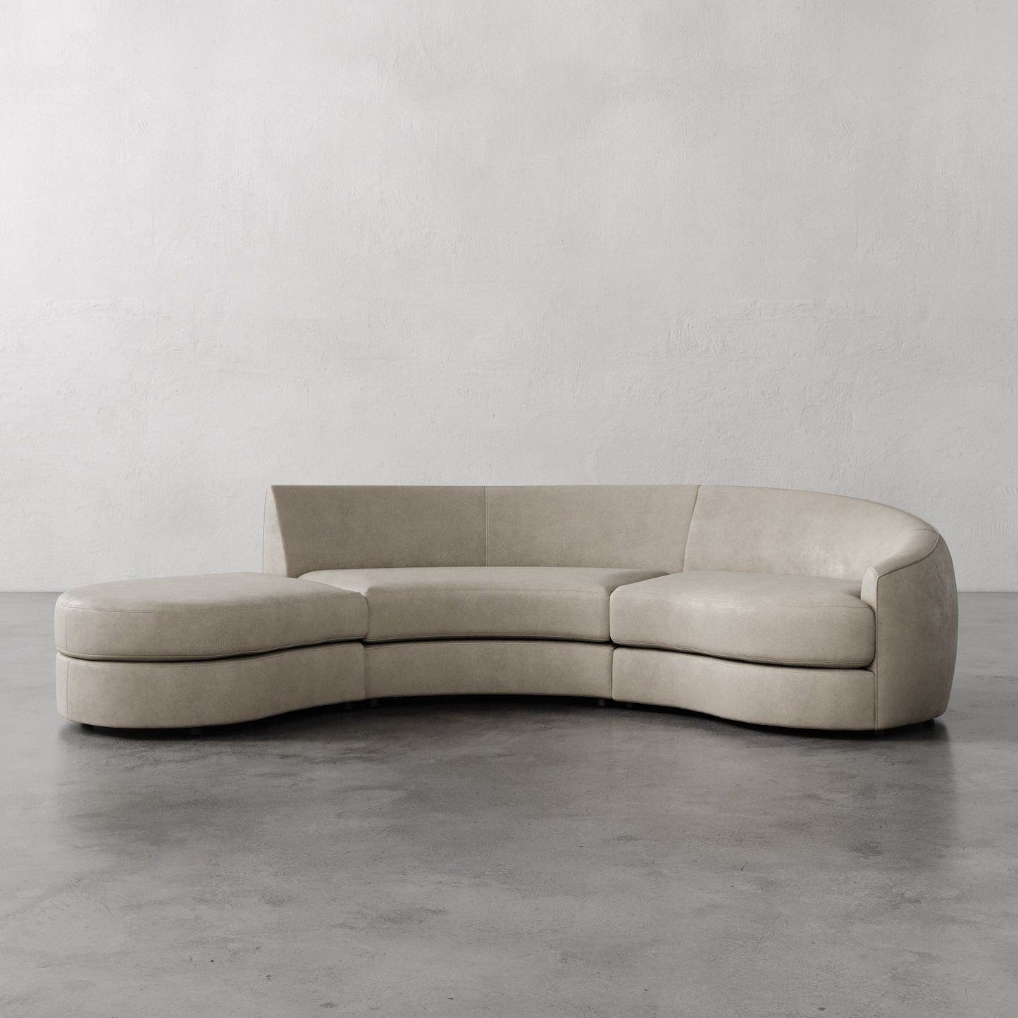 Rulmann Leather 4-Piece Right Sectional