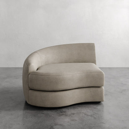 Rulmann Leather Left Arm Chair