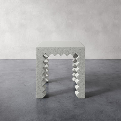 Lucien Plaster Side Table