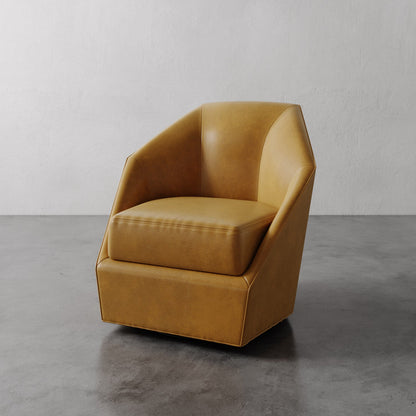 Bijou Leather Swivel Chair