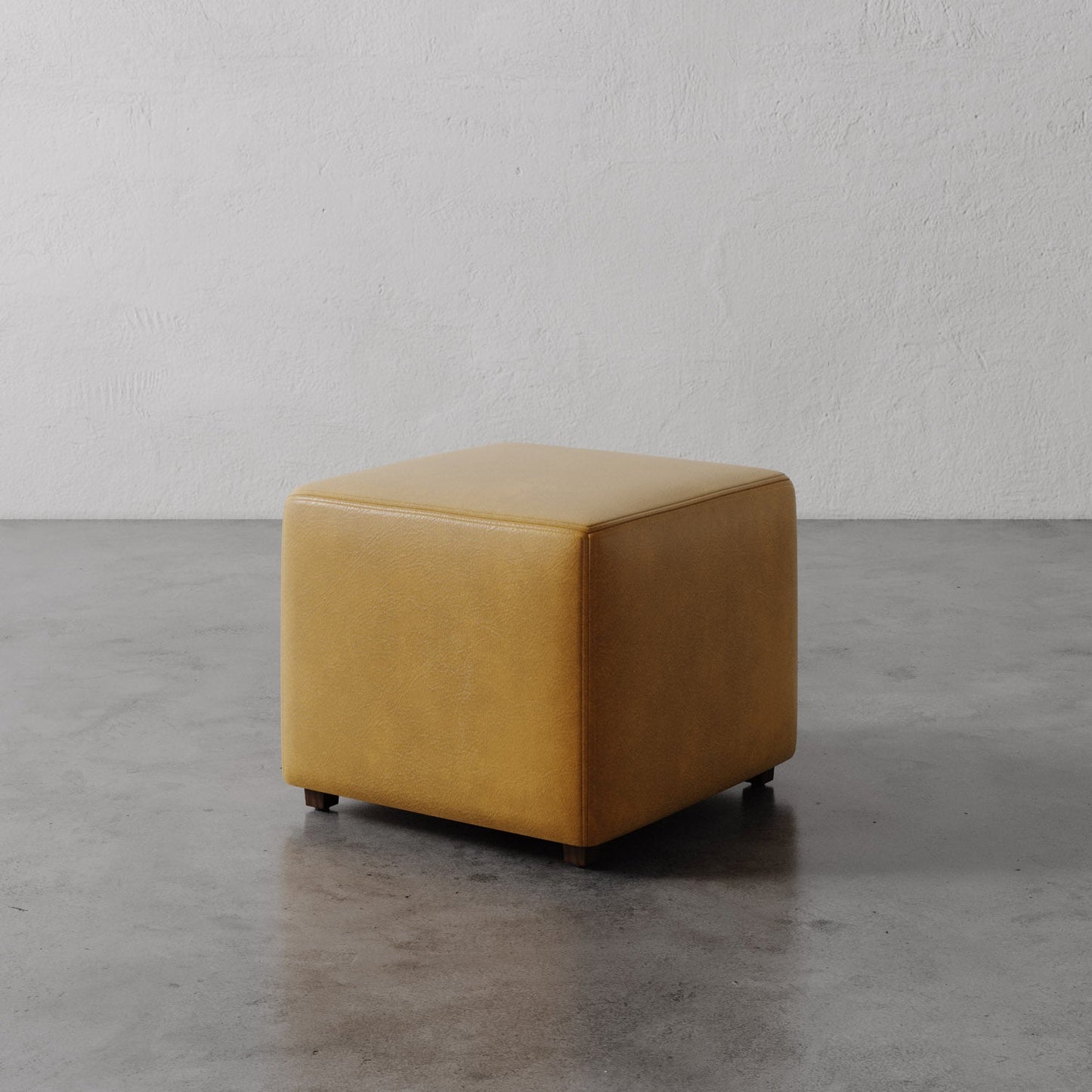 Fabien Leather Square Ottoman - 22
