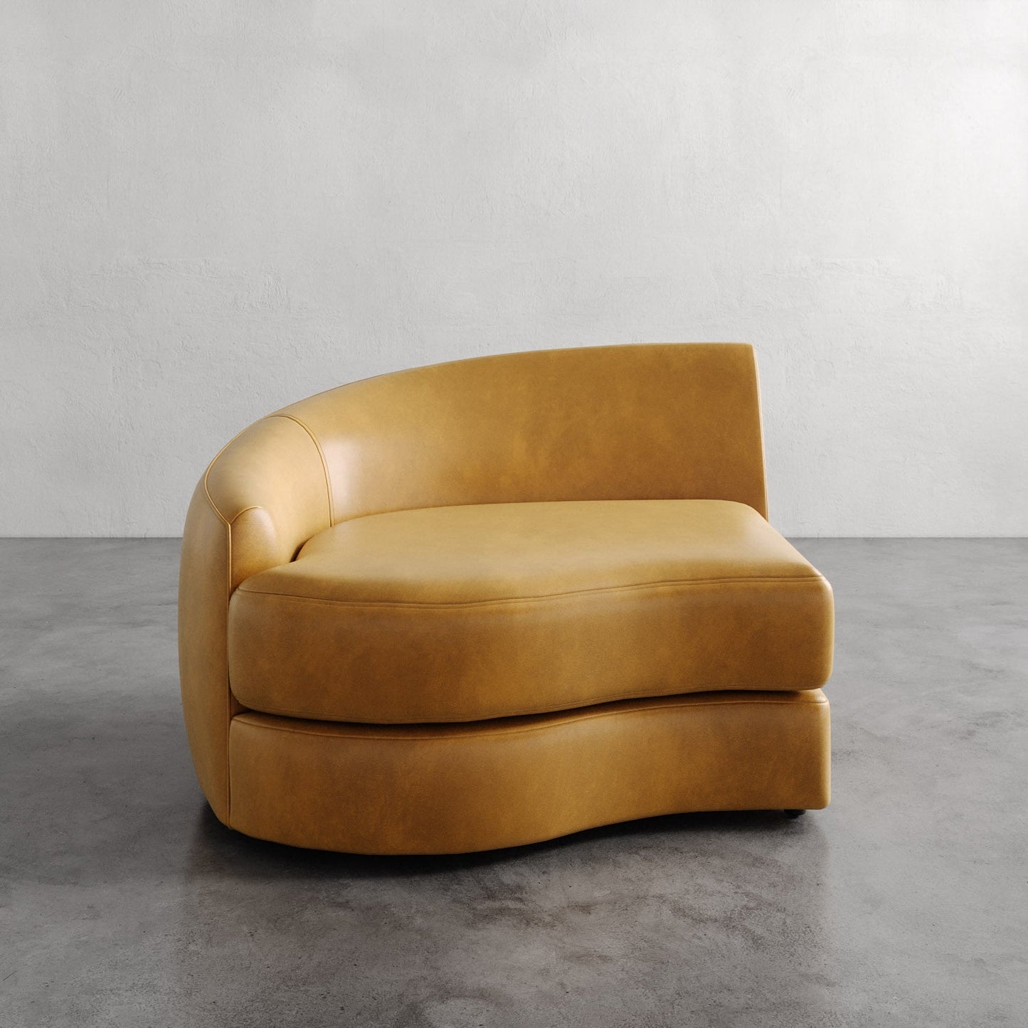 Rulmann Leather Left Arm Chair