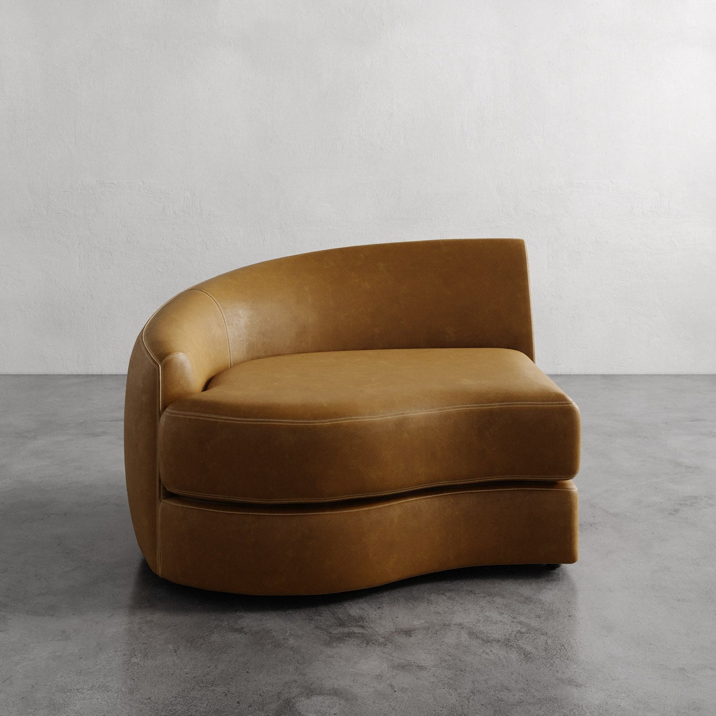 Rulmann Leather Left Arm Chair