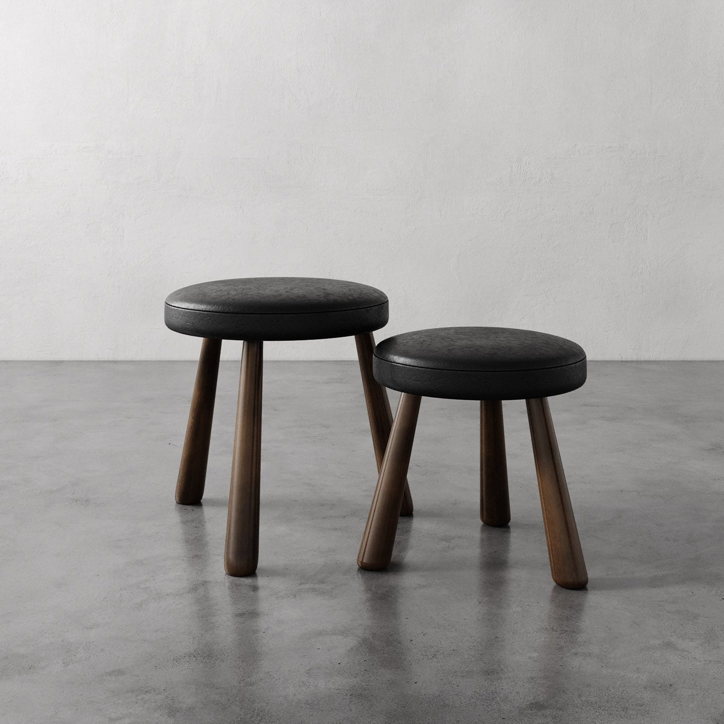 Madeleine Leather Stool