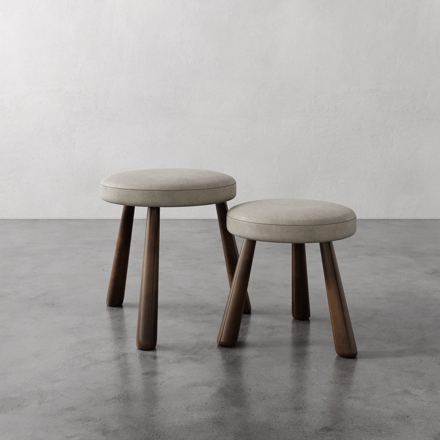 Madeleine Leather Stool