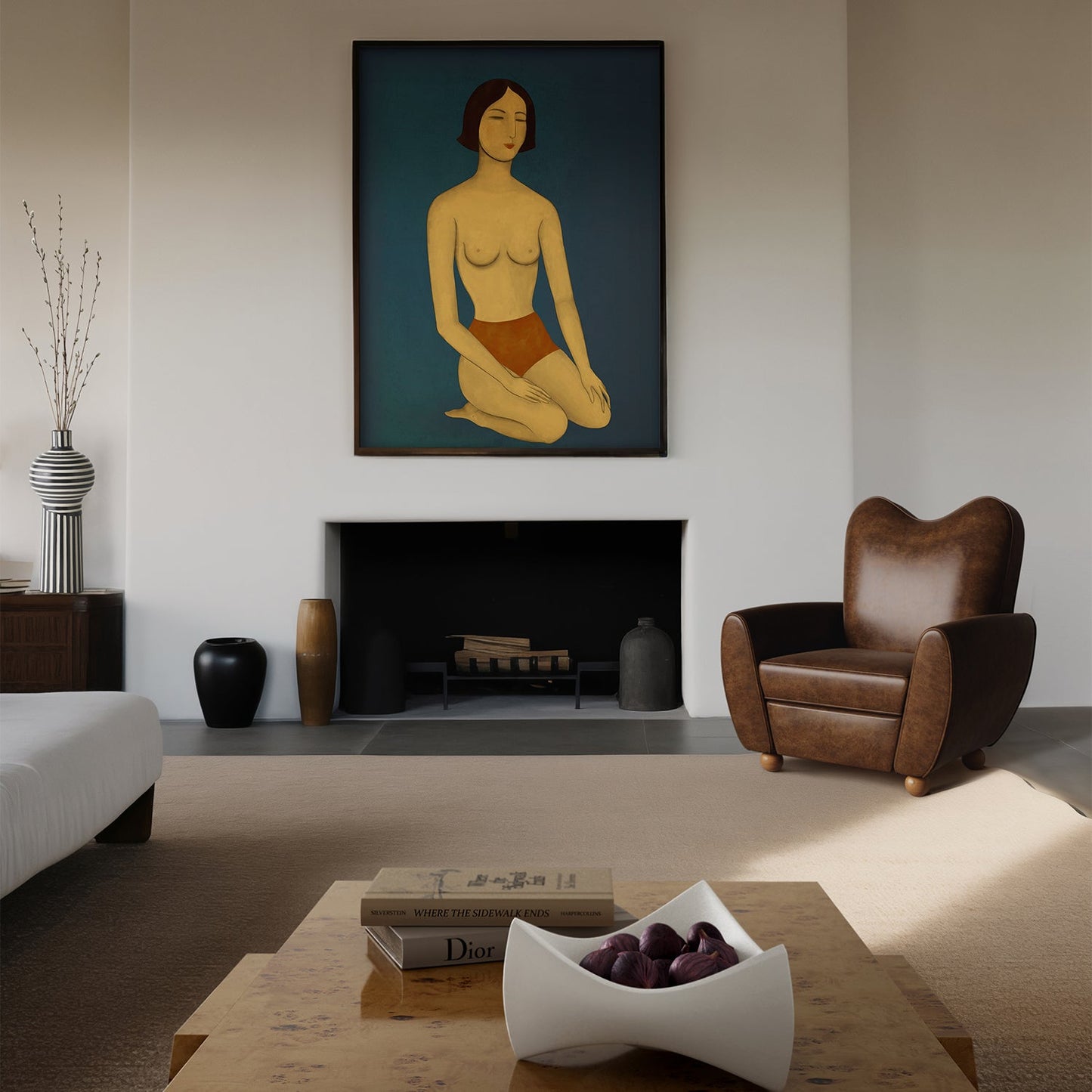 Danielle Leather Chair