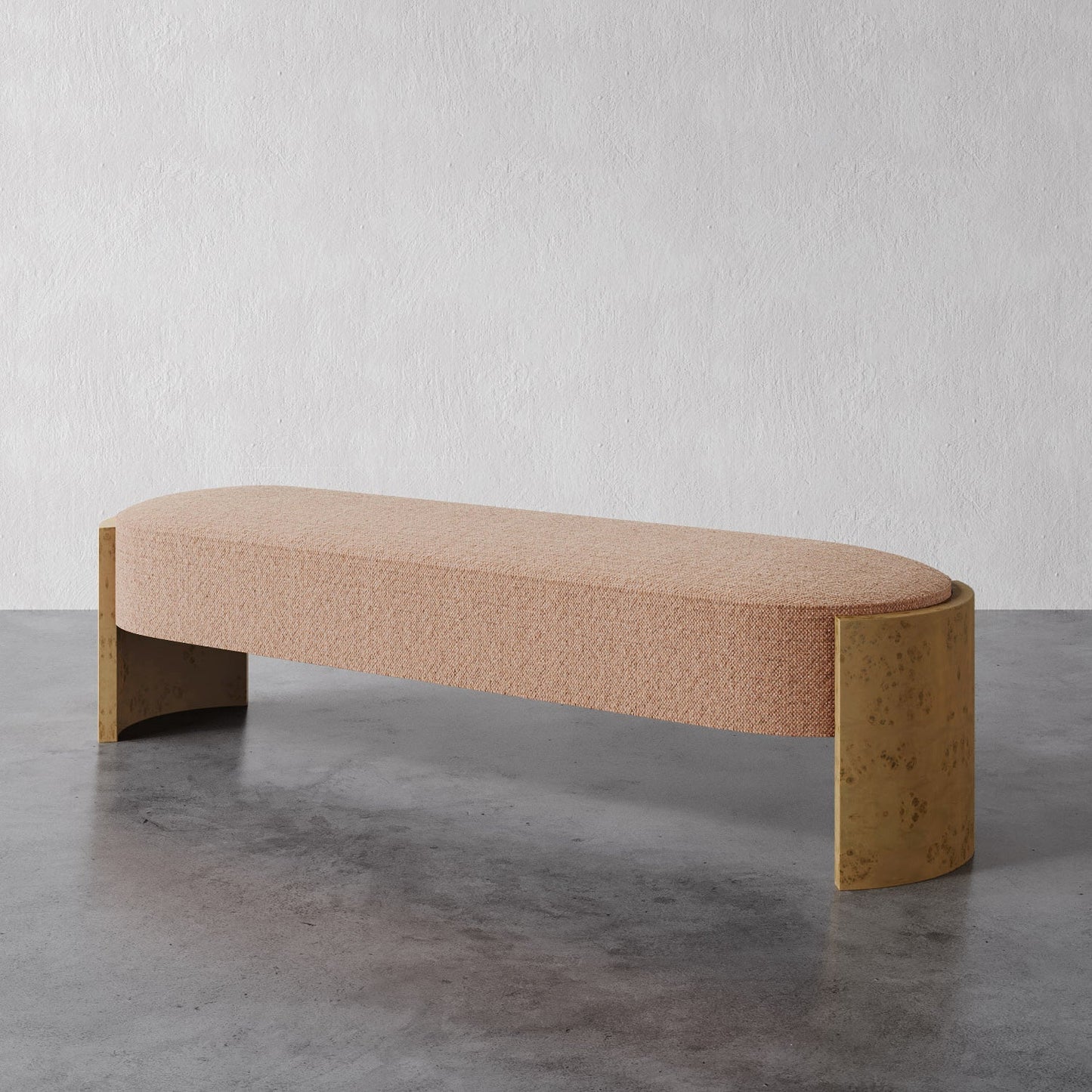 Benoit Bench (Blonde Burl)