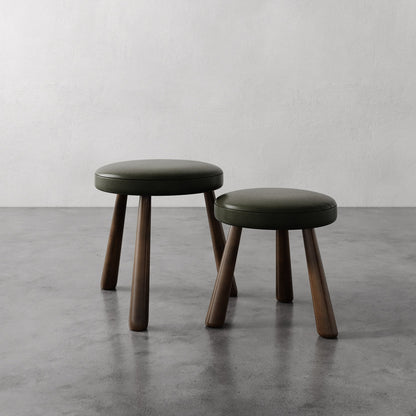 Madeleine Leather Stool