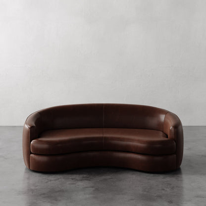 Rulmann Leather Sofa