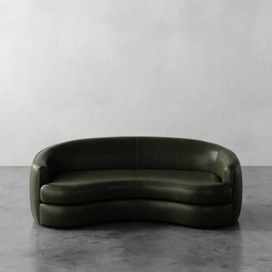 Rulmann Leather Sofa