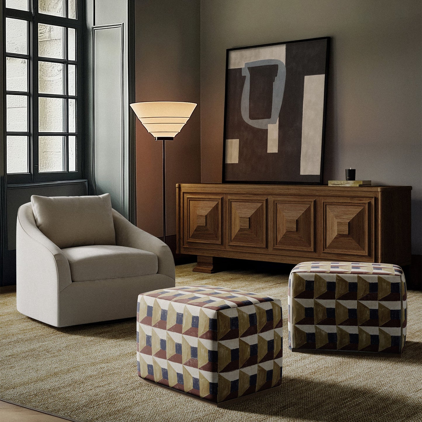 Rousseau Swivel Chair