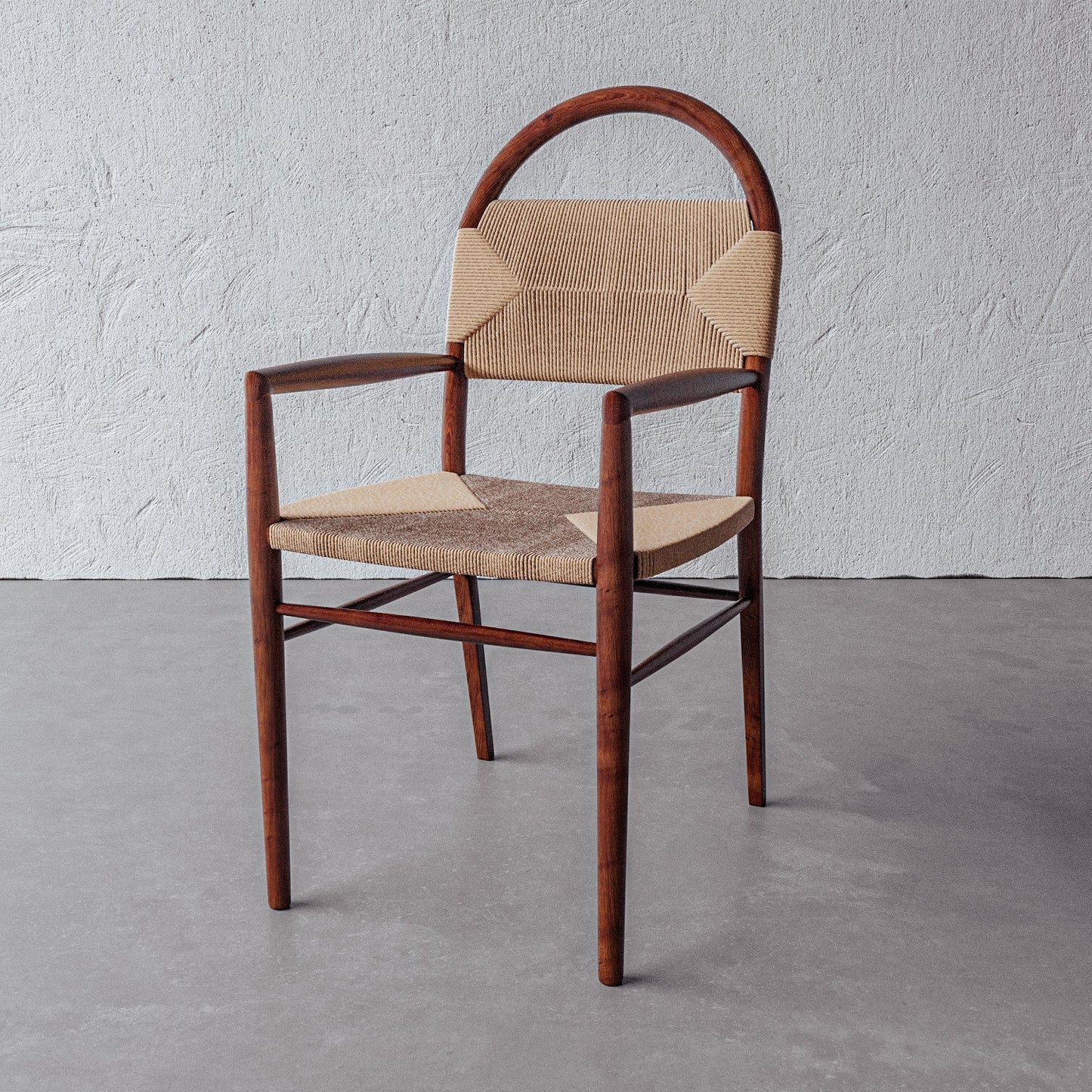 Pernelle Dining Arm Chair (Walnut)