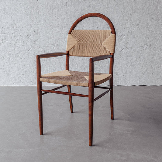 Pernelle Dining Arm Chair (Walnut)