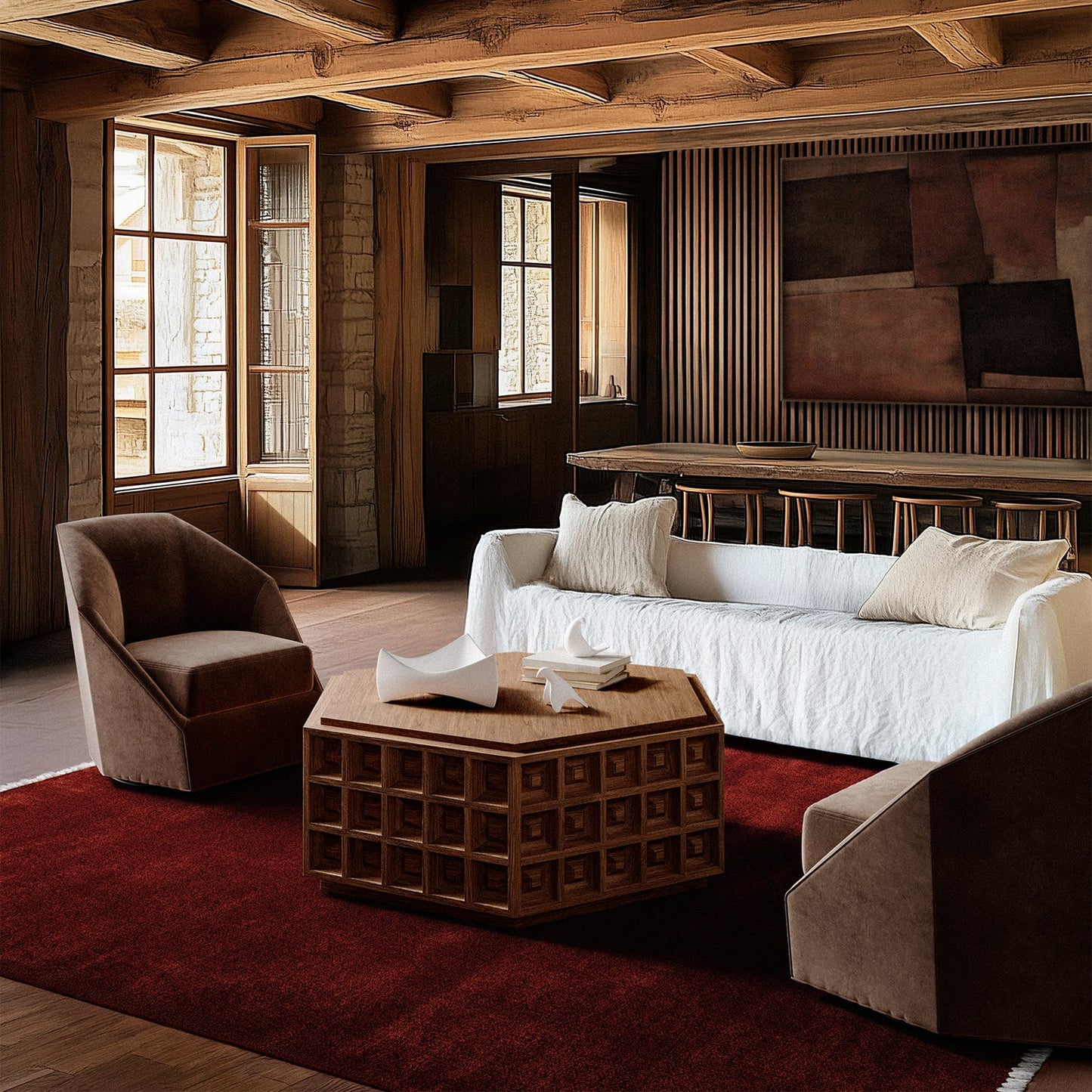 Dubois Hexagonal Coffee Table