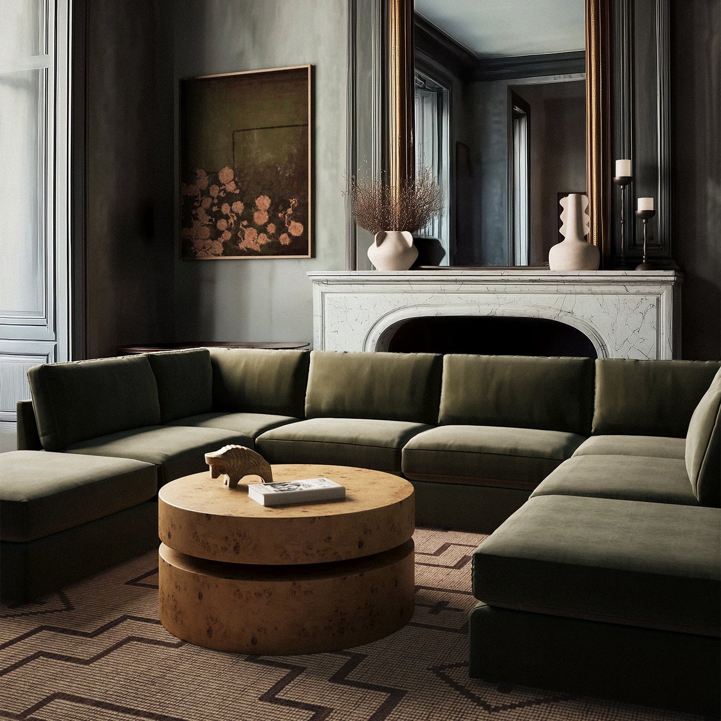 Chanaux 8-Pc Sectional