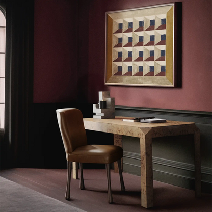 Rozette Leather Dining / Side Chair