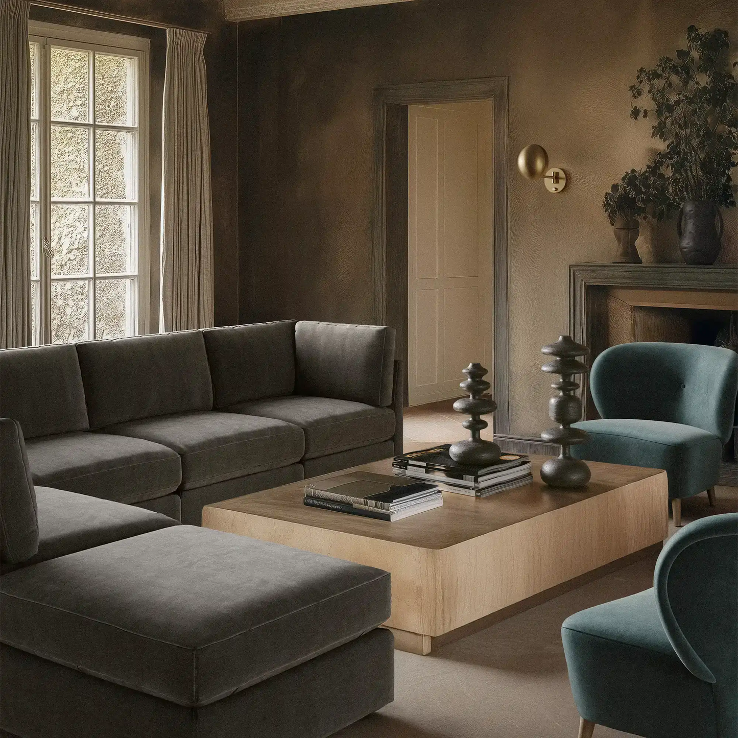 Chanaux 8-Pc Sectional