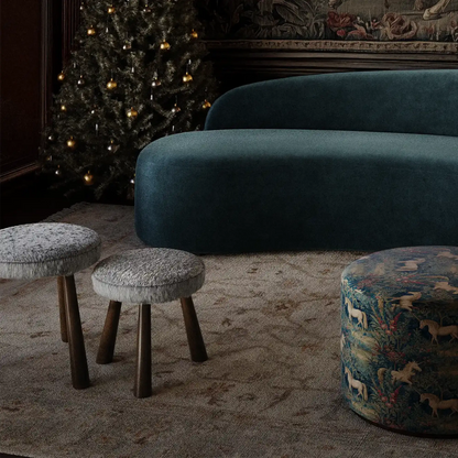 Madeleine Leather Stool