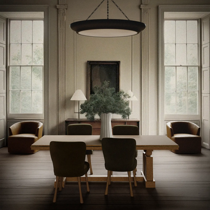 Garnier Leather Swivel Chair