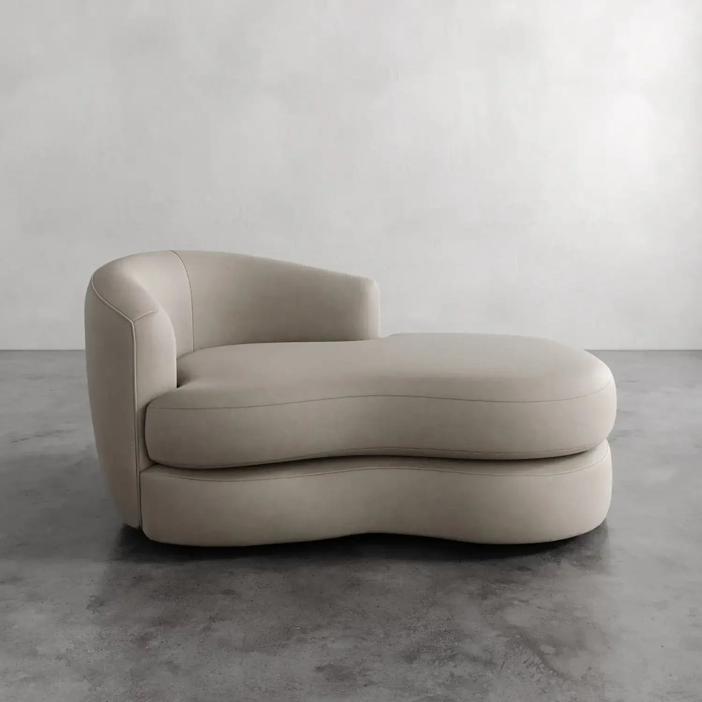 Rulmann Leather Left Arm Chaise