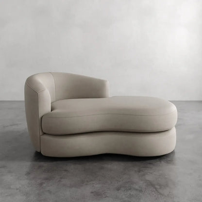 Rulmann Leather Left Arm Chaise