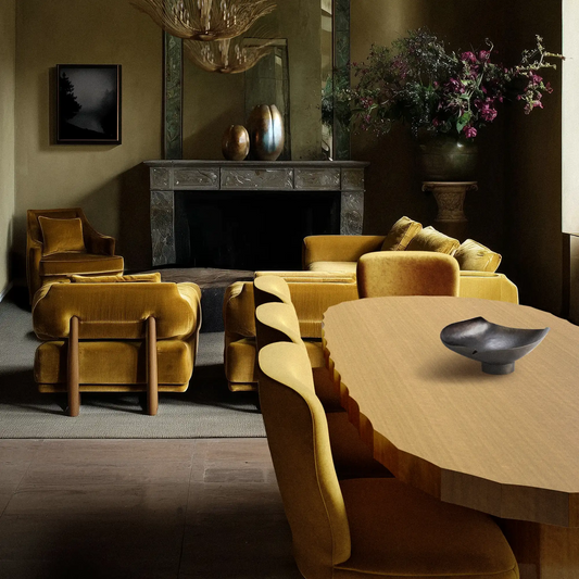 Ondara Fluted Dining Table Oblong