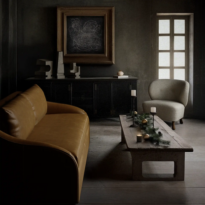 Rousseau Leather Sofa